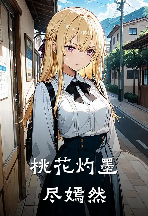 桃花灼墨尽嫣然